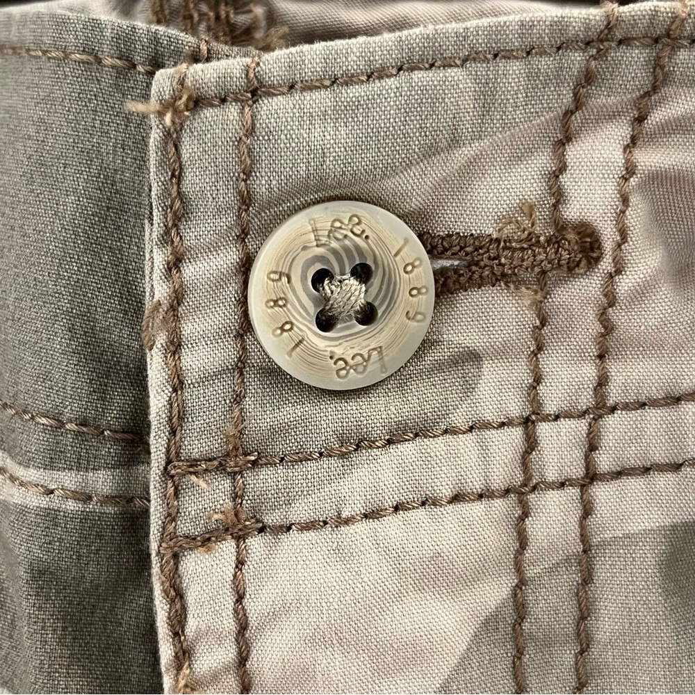 Lee Men’s Camo Shorts Size 29 Multi Pockets With Belt New With Tags - Picture 4 of 13